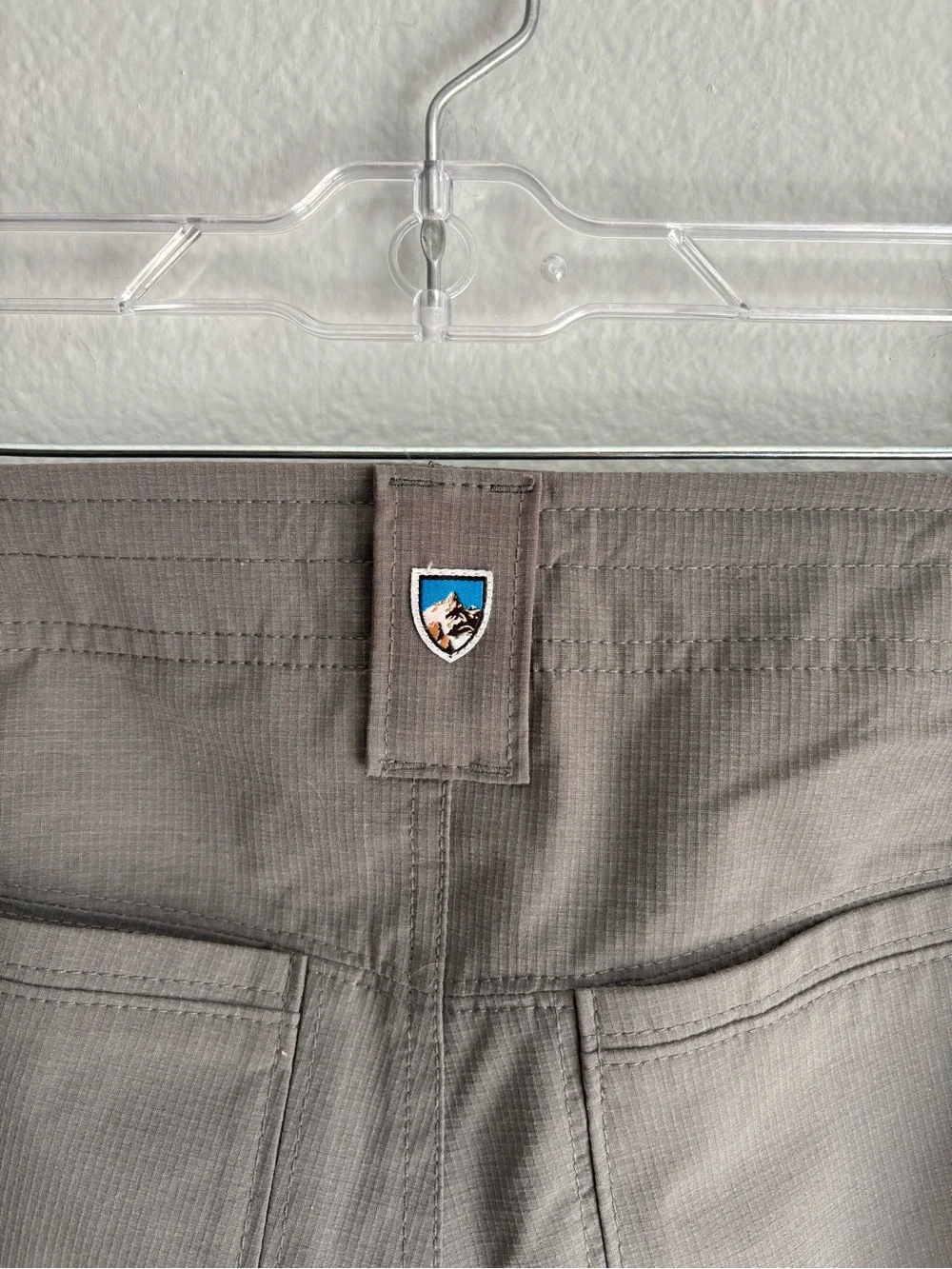 KUHL Women’s Size 8 Regular Gray Cargo Zipper Hiking Pants Pockets RN#108846